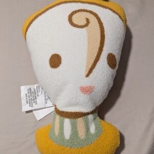 Disney Yellow and White Chip Accent Pillow